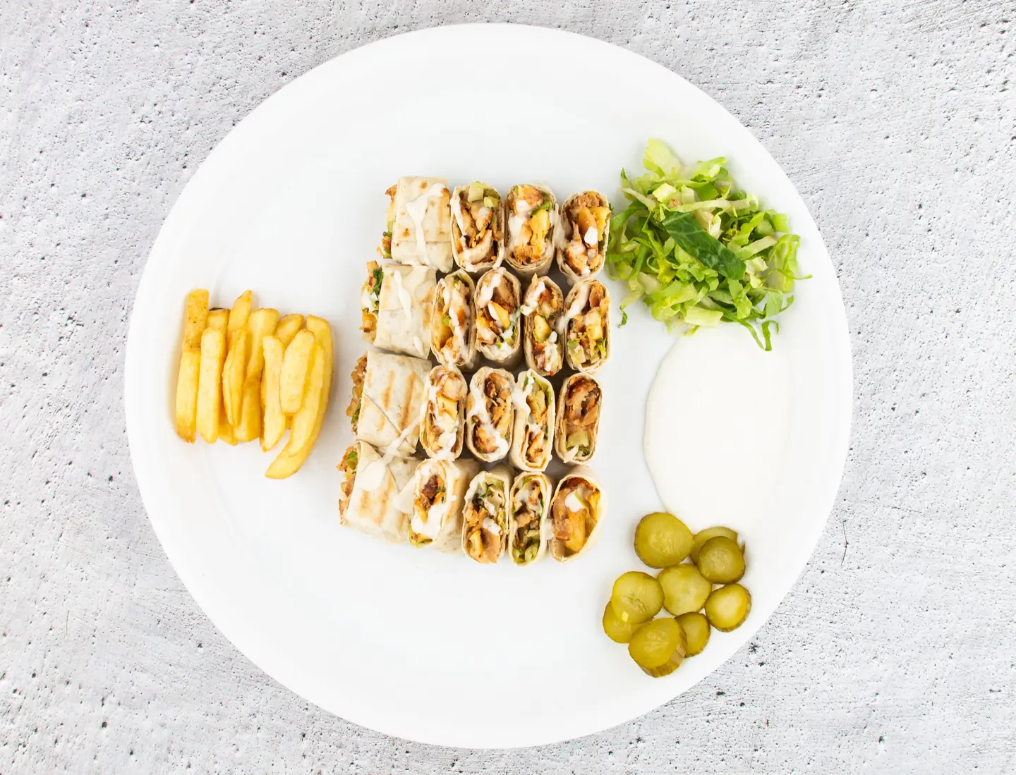 Arabic Shawarma Plate Family