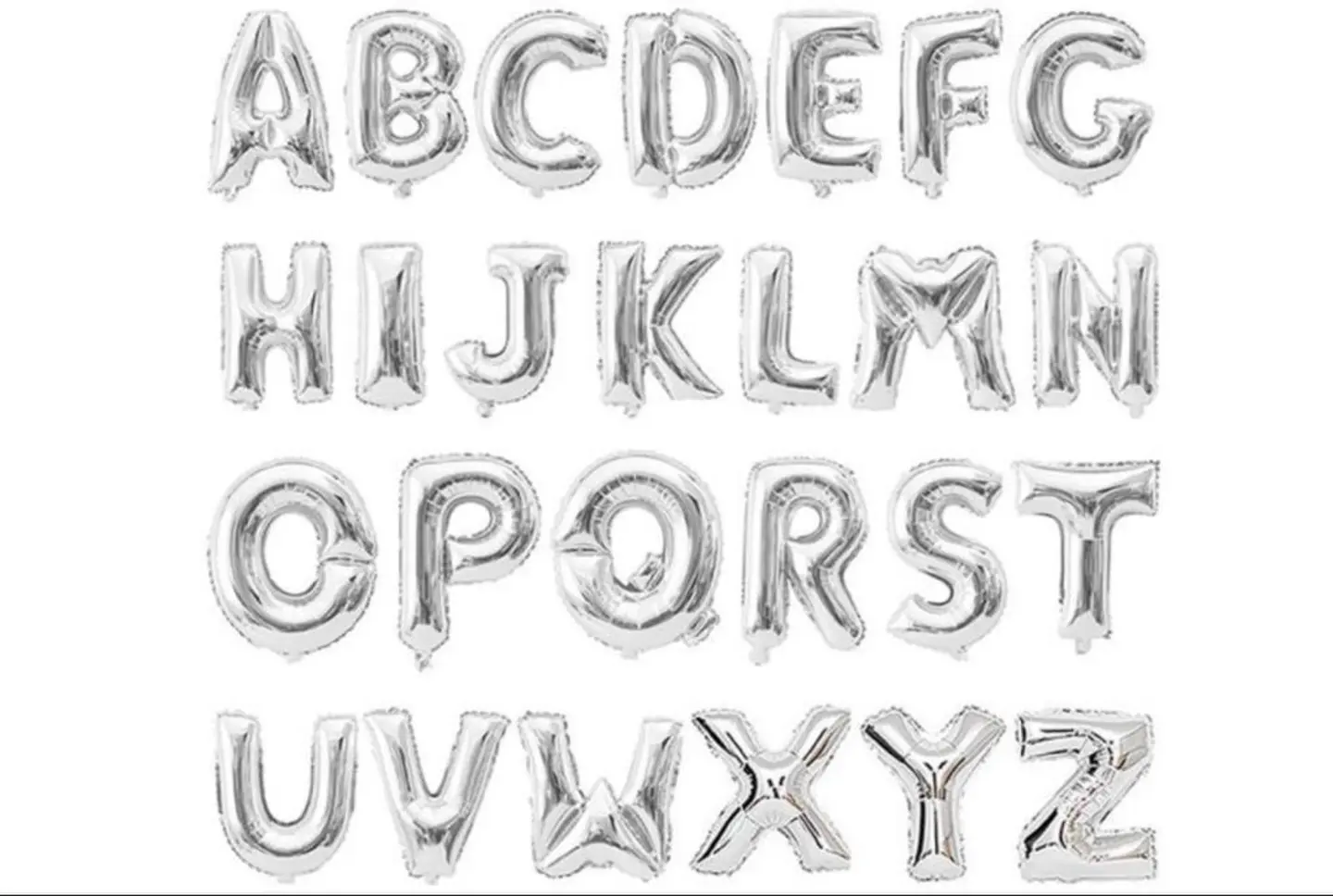 Letters Helium Balloon