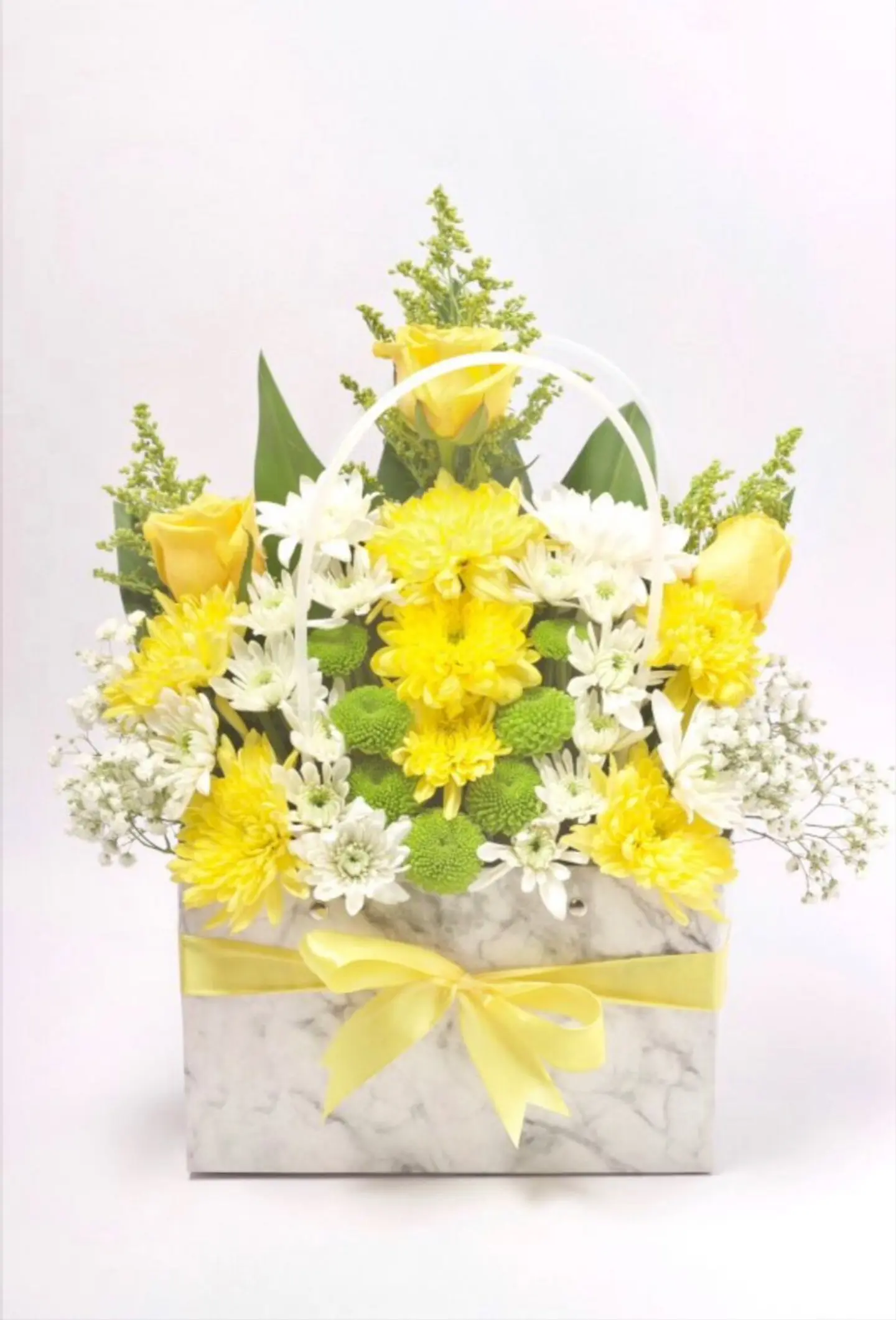 Basket Flower Bouquet
