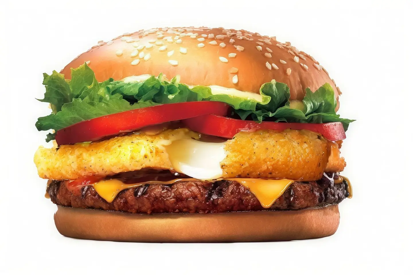 Beef Burger With Mozarilla Stick