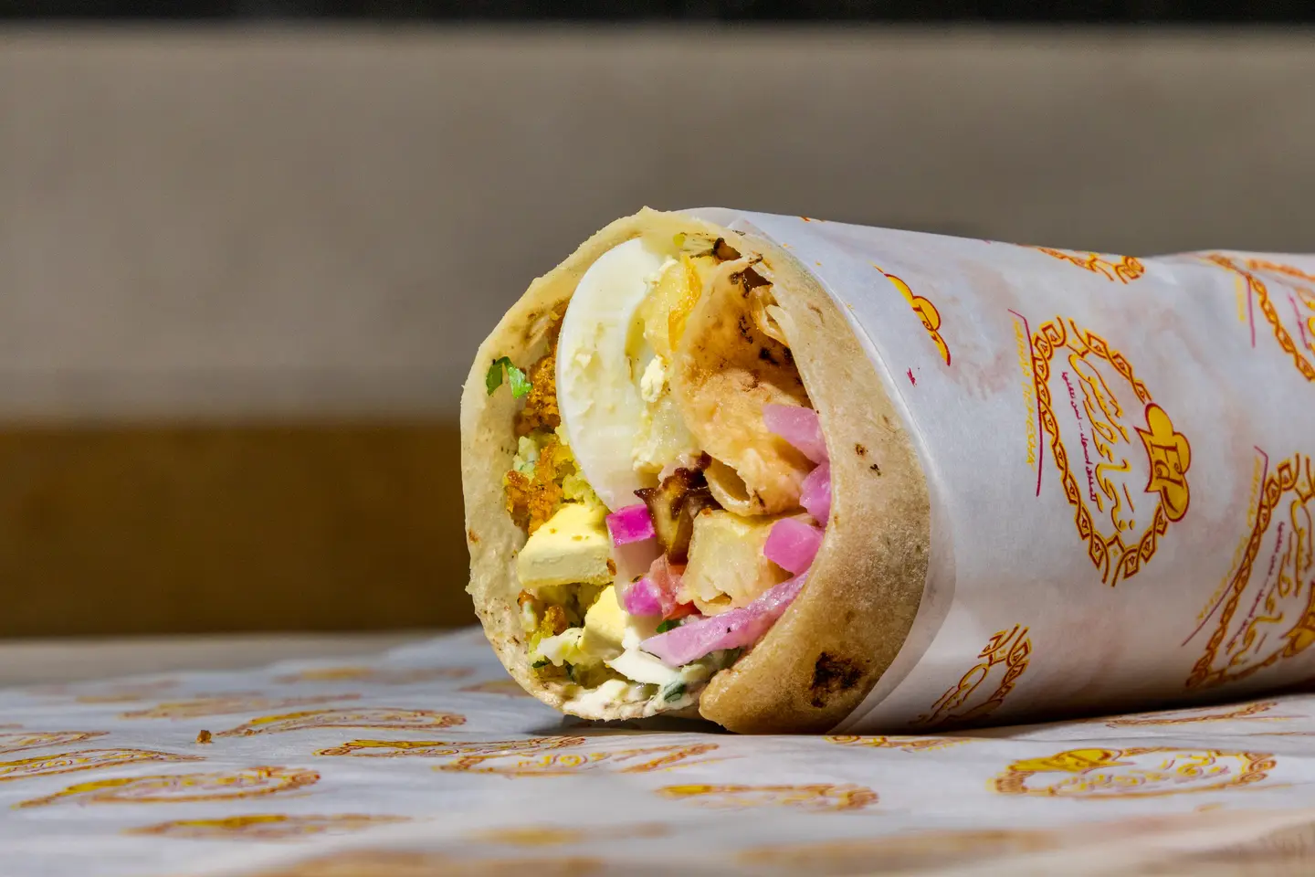 Falafel Mixed With Fried Eggs