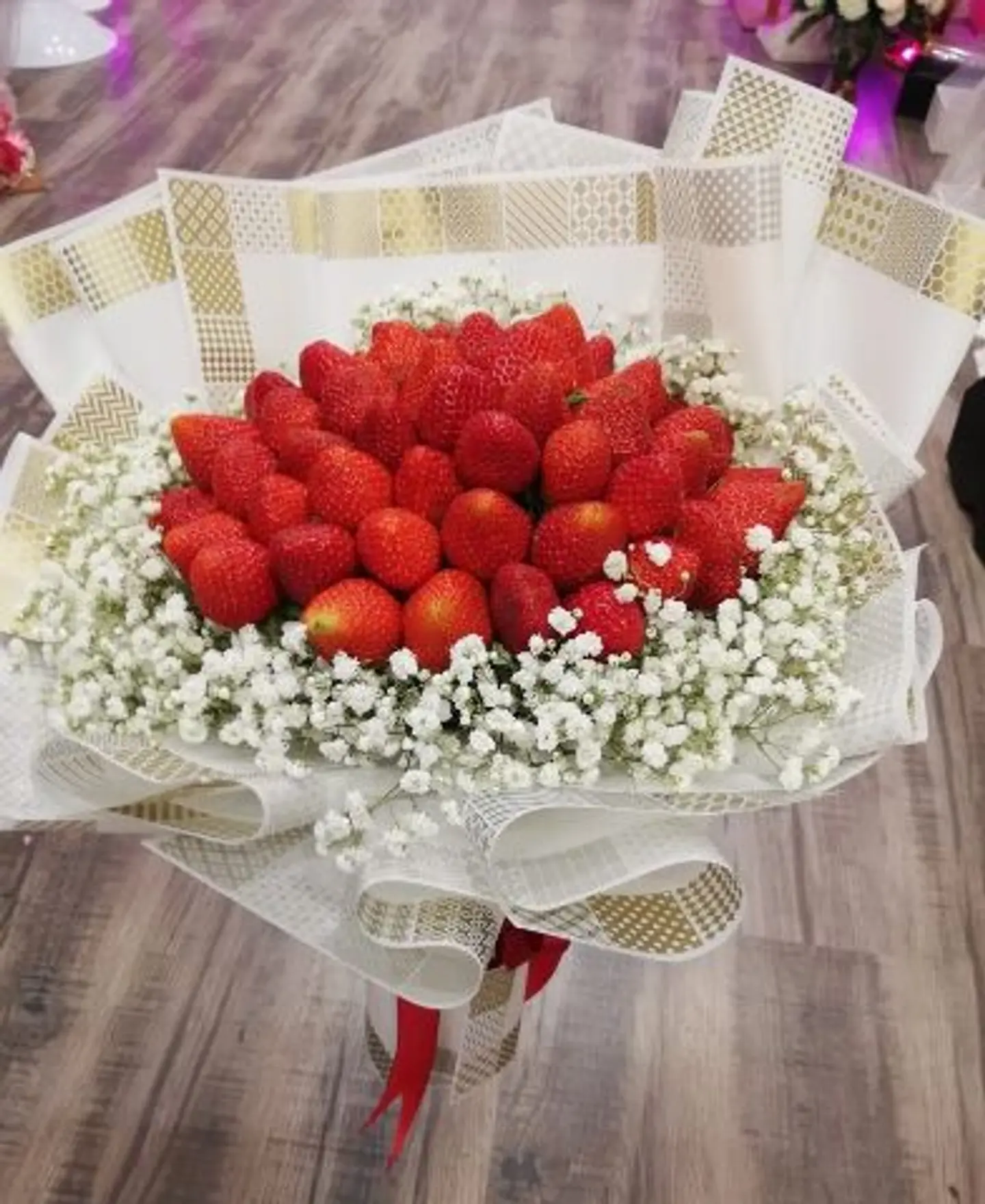 باقة الفراوله مع الجسبو فيلا