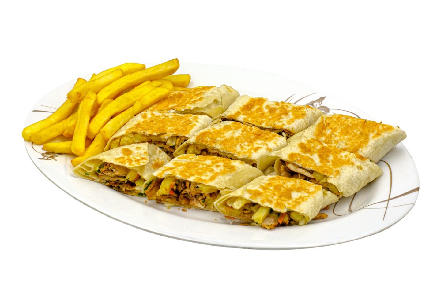 شاورما عربي دجاج صحن  - صغير