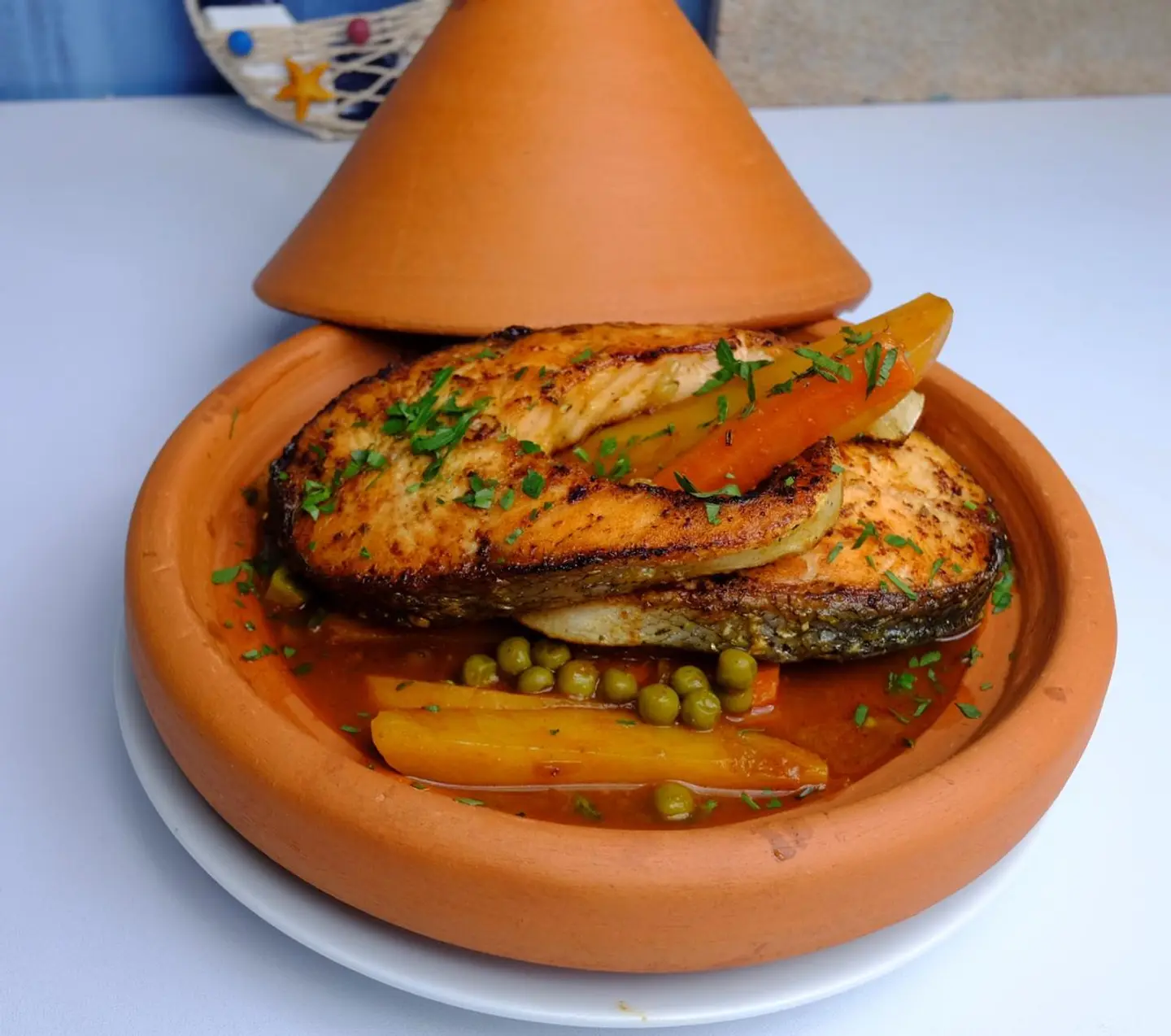 Salmon Moroccan Tagine