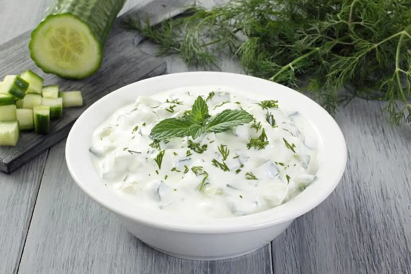 Yogurt Salad With Cucumber