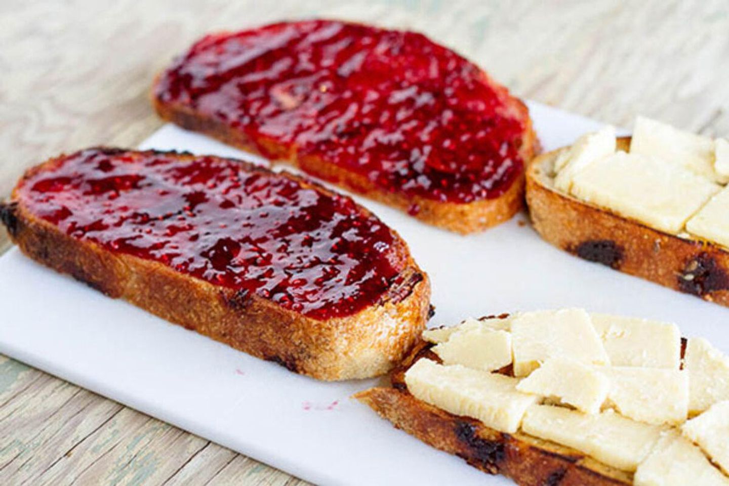 Cheese Sandwich With Jam