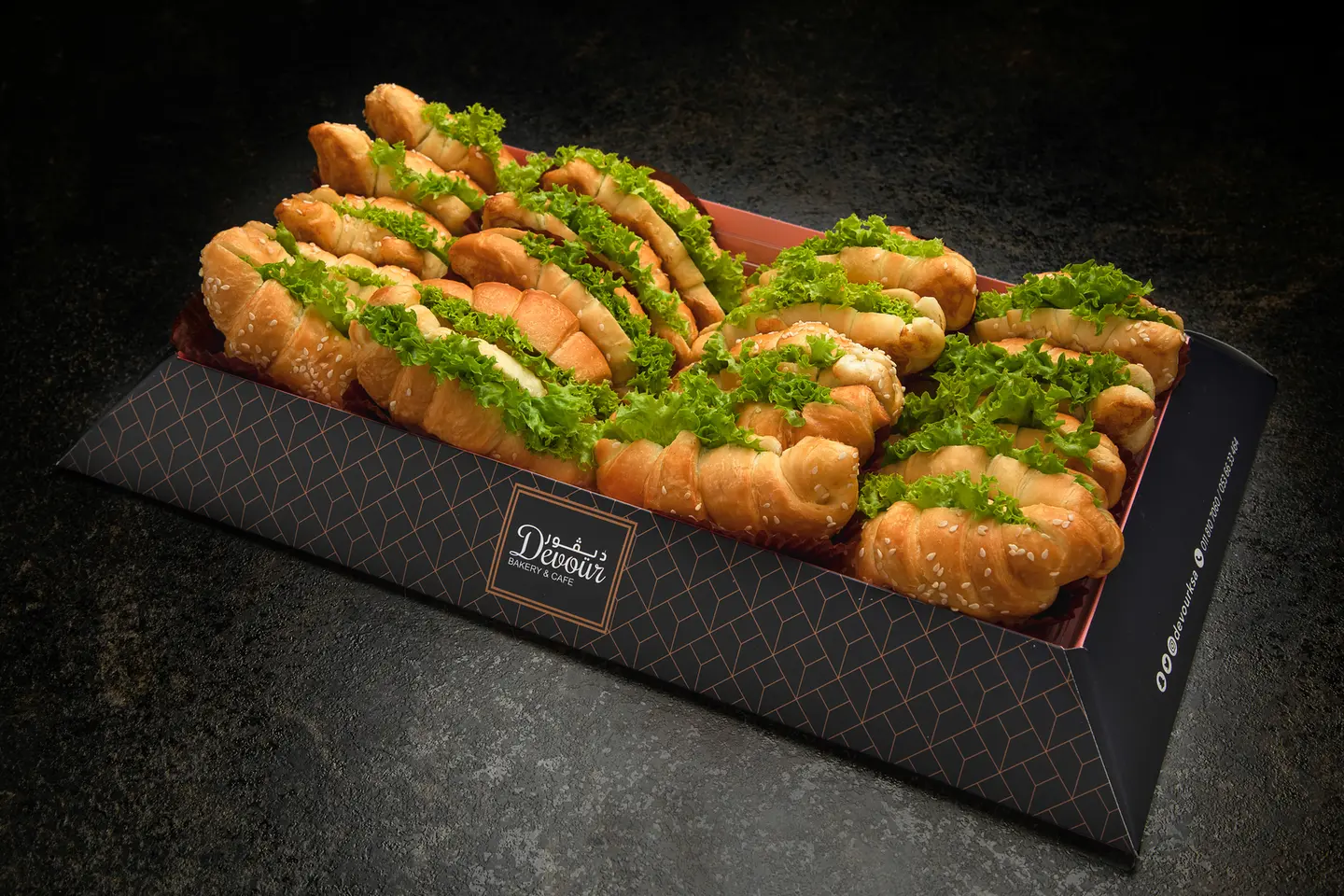 Mix Croissant Sandwich 20 Pieces