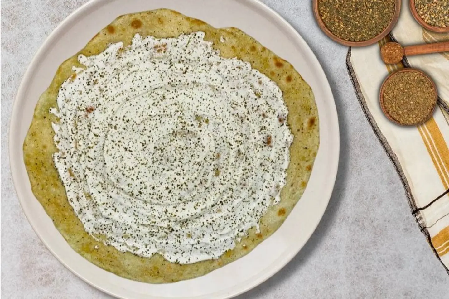 Zatar Labnah Pie