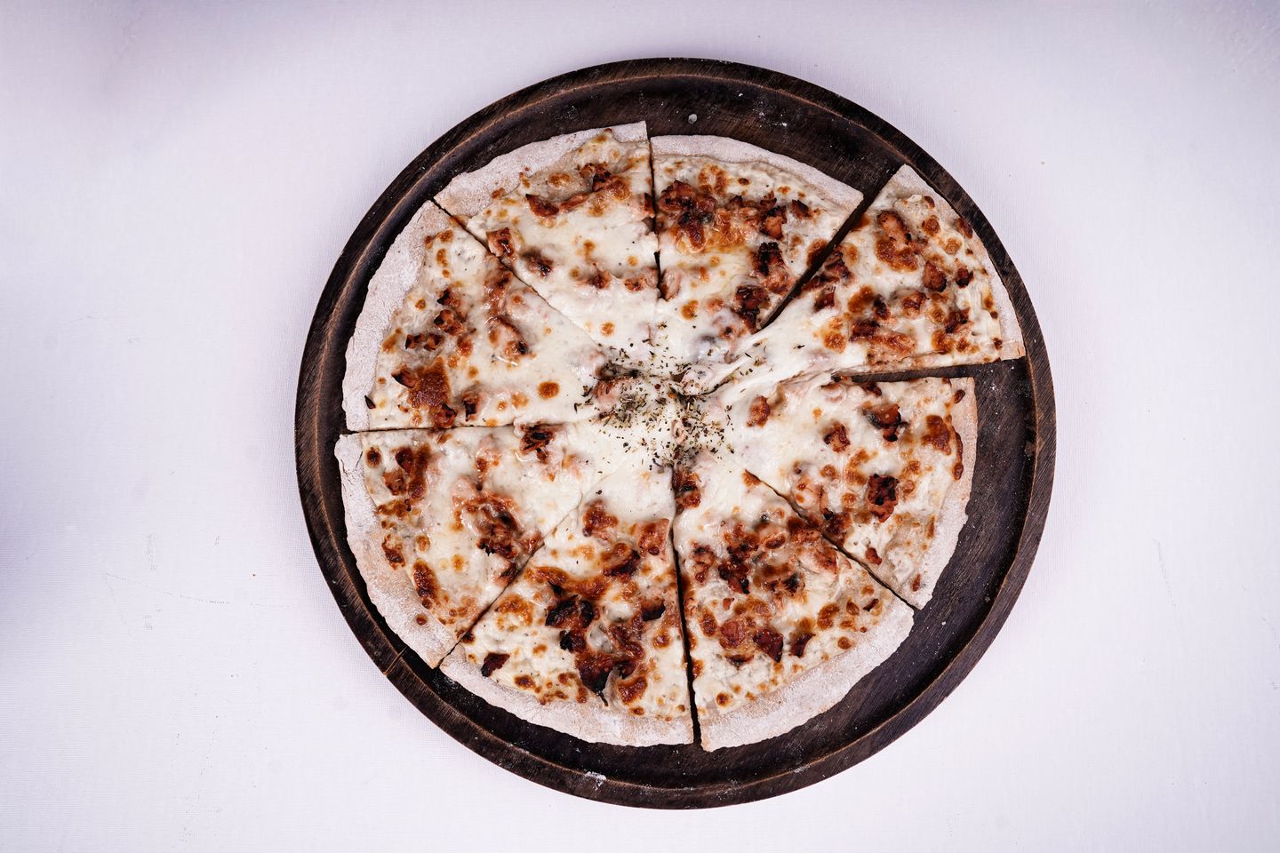 Pizza Chicken White Sauce