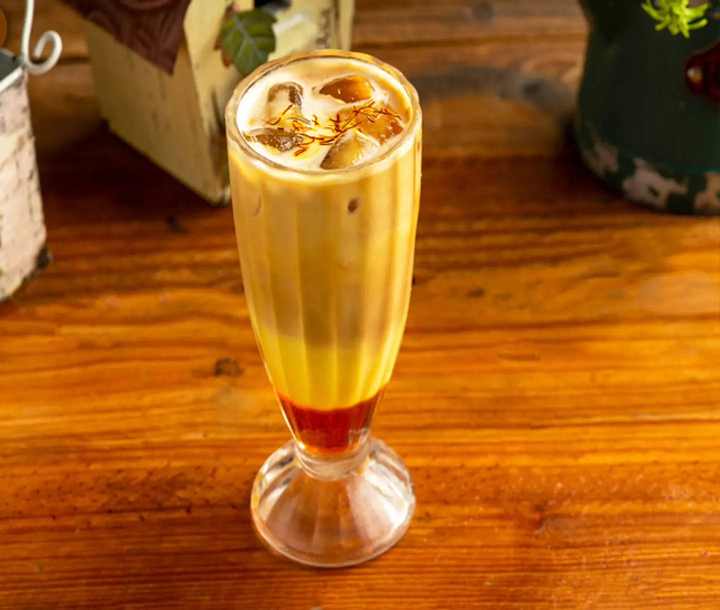 Ice Saffron Latte
