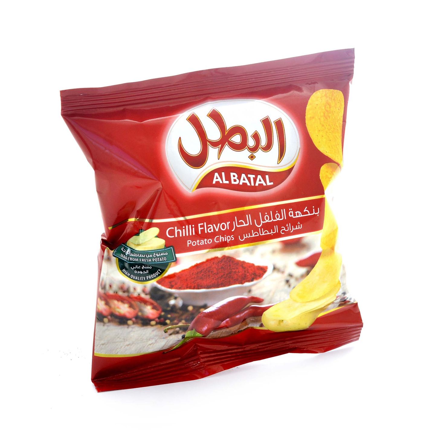 البطل شيبس فلفل جم25حار