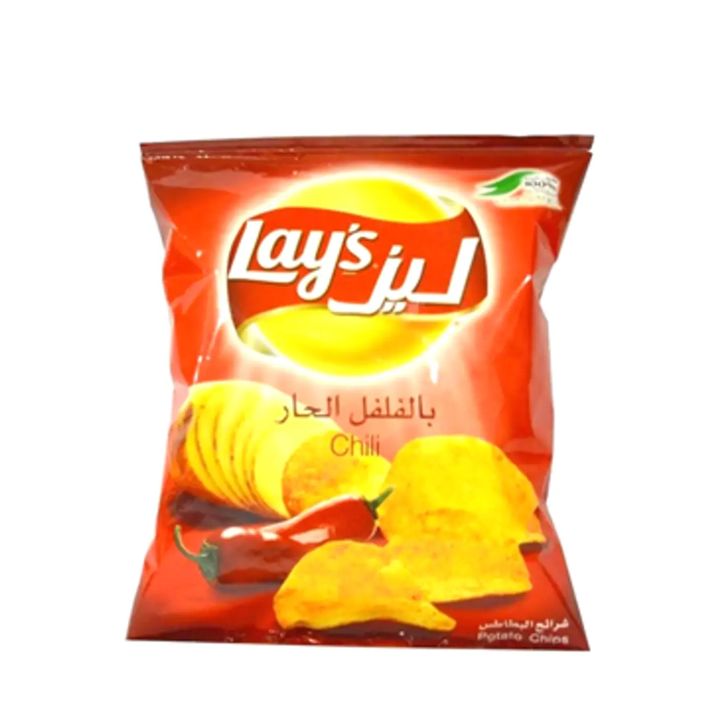 Lays P.Chips Hot Chilli 25 Gm