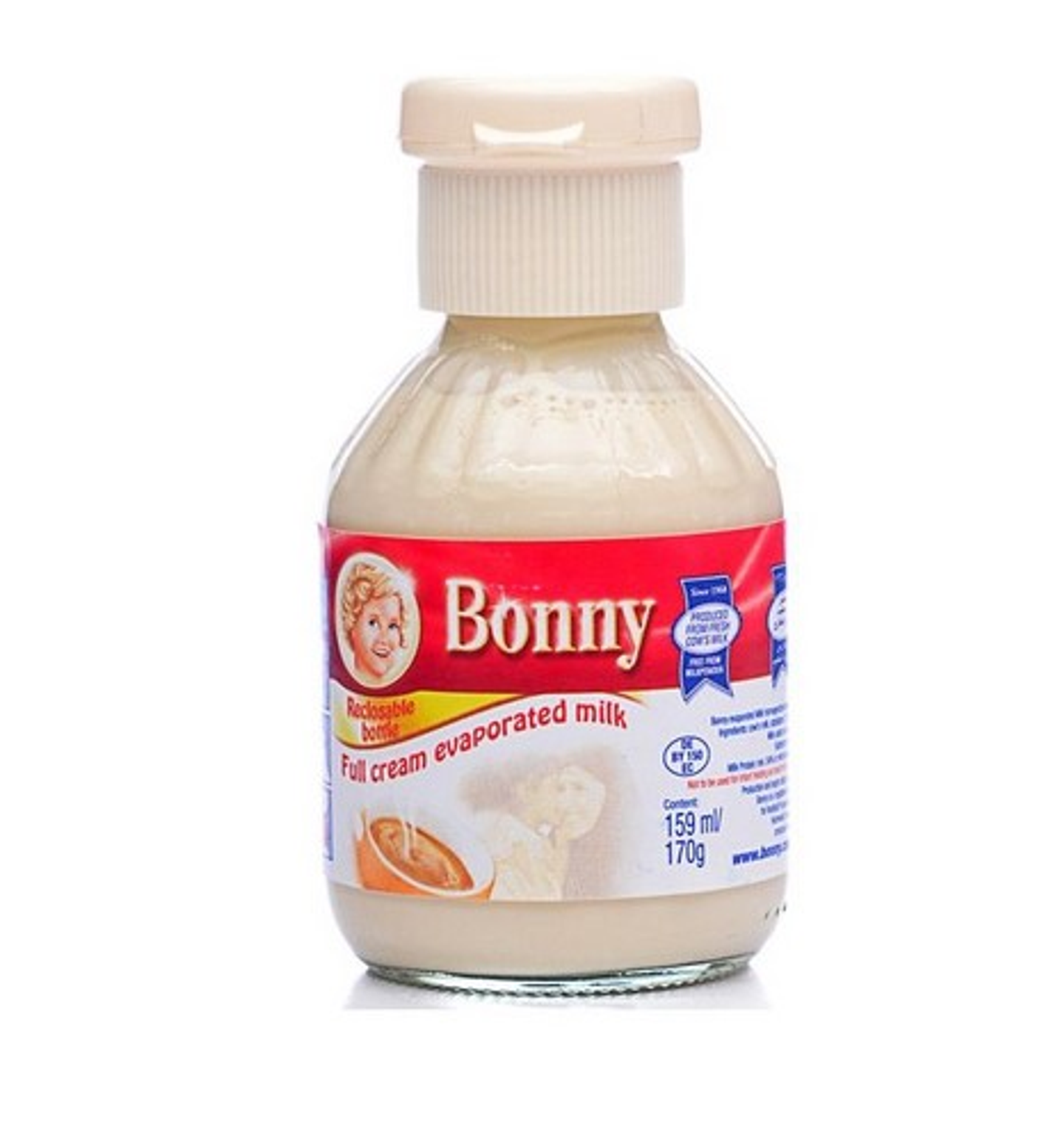 Bonny Evaporated Milk Glas170 G