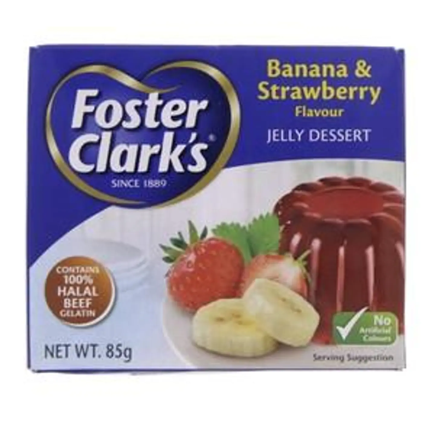 F.Clarks Gelatin Strawberry 6 X85 G