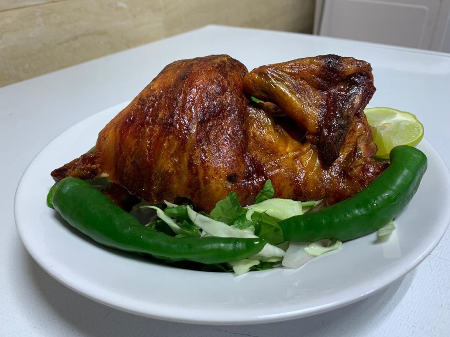 ربع دجاجة شواية سادة