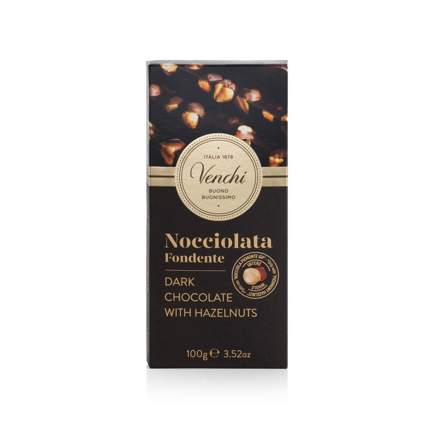 Dark Chocolate Hazelnut Bar 100g