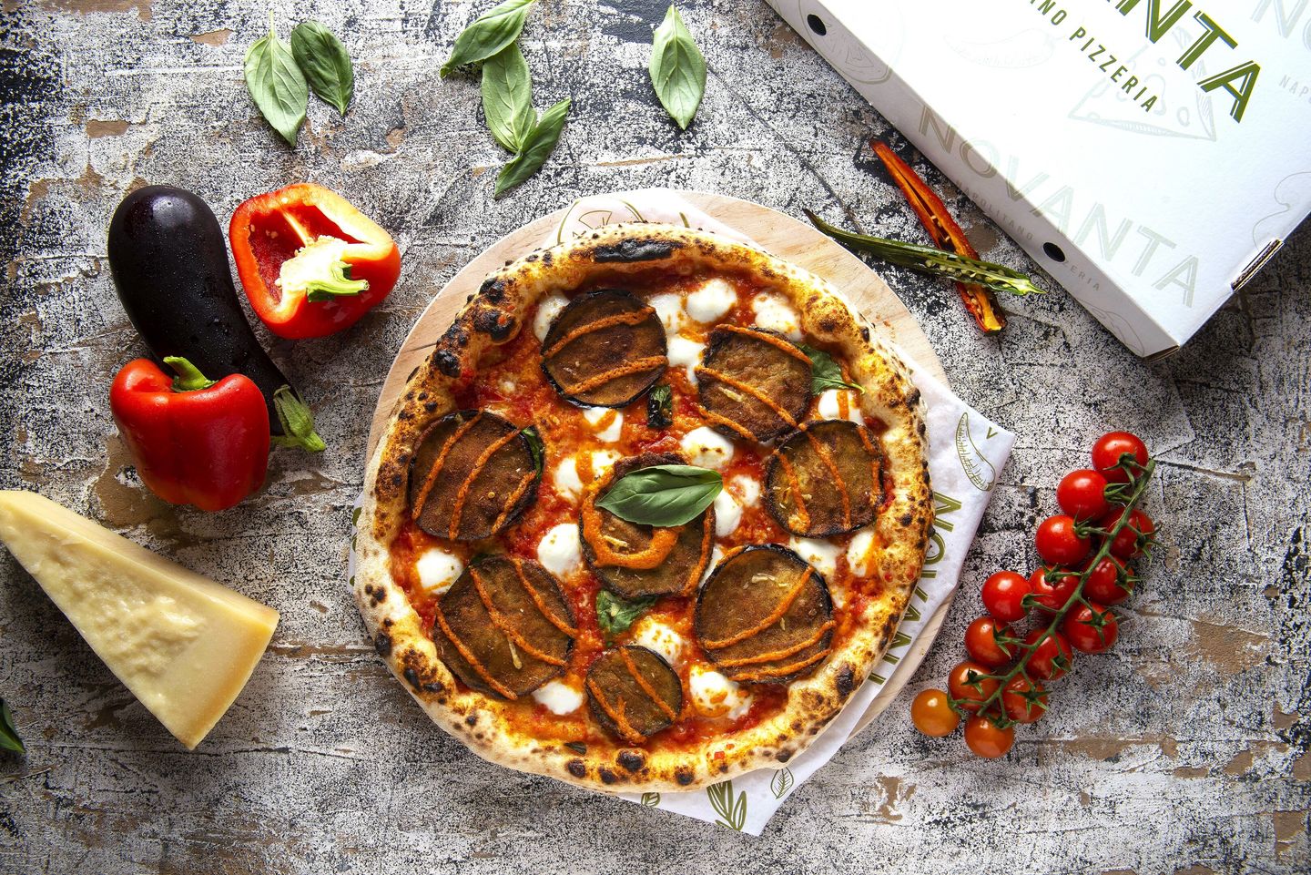 Eggplant Pizza
