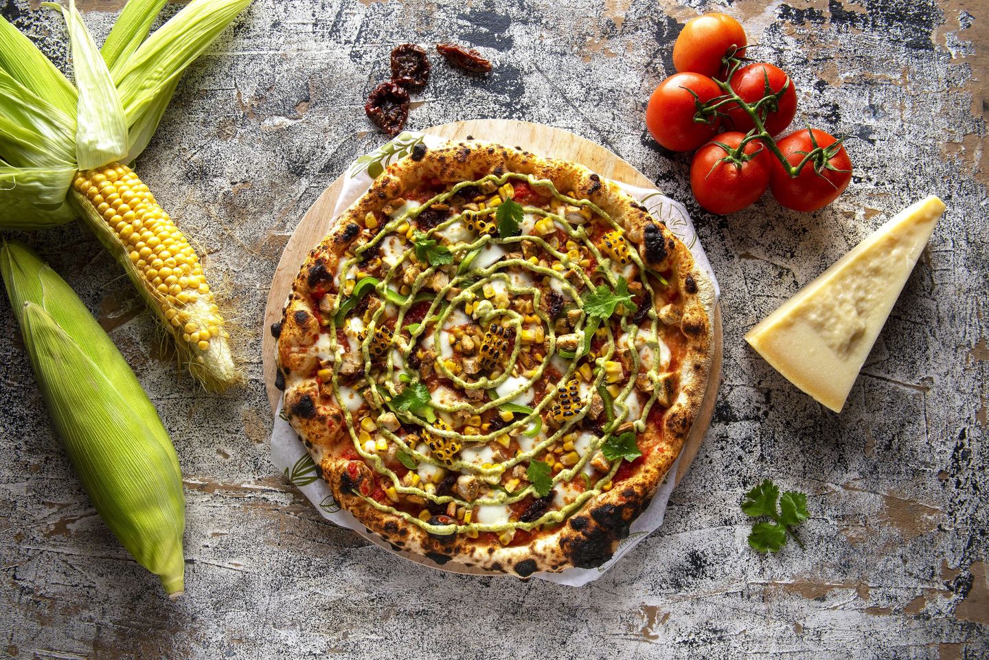 Chicken Cilantro Pizza