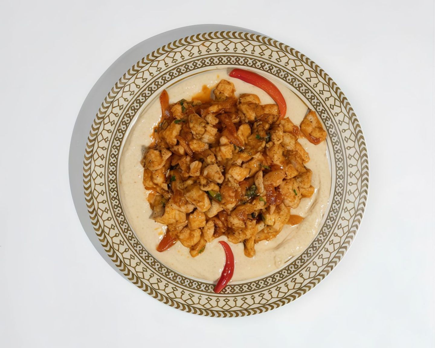 Chicken With Hummus