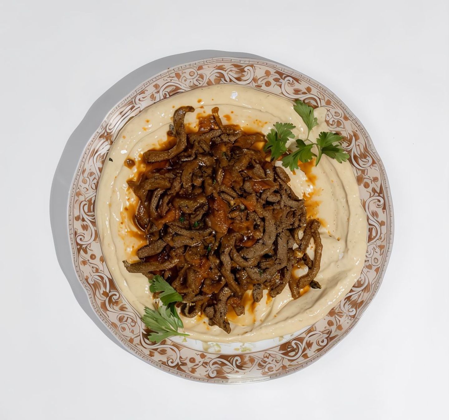 Liver With Hummus