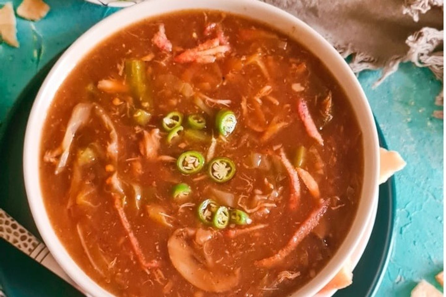 Hot And Sour Chicken Soup