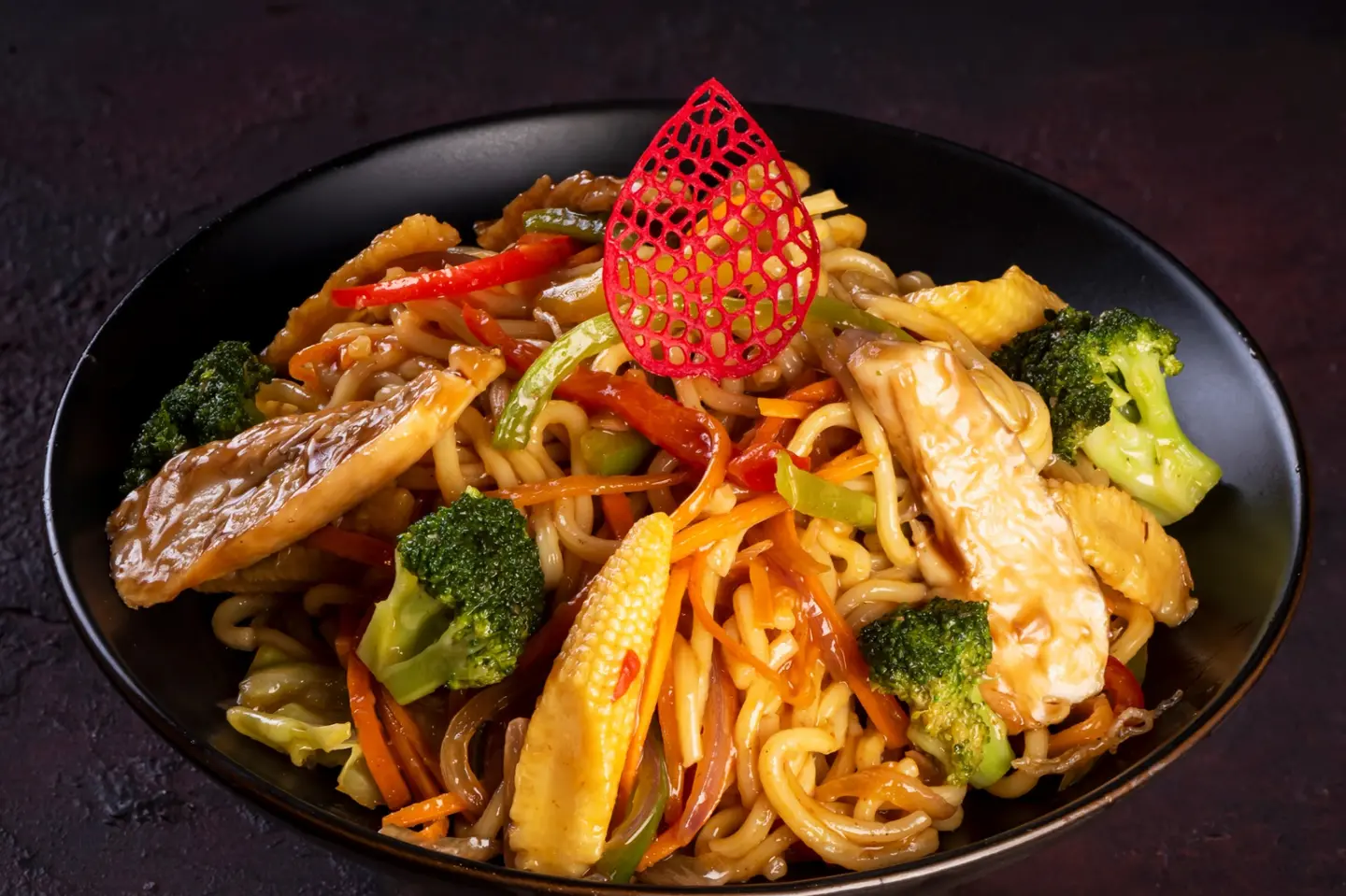 Yakiramen Noodles Chicken