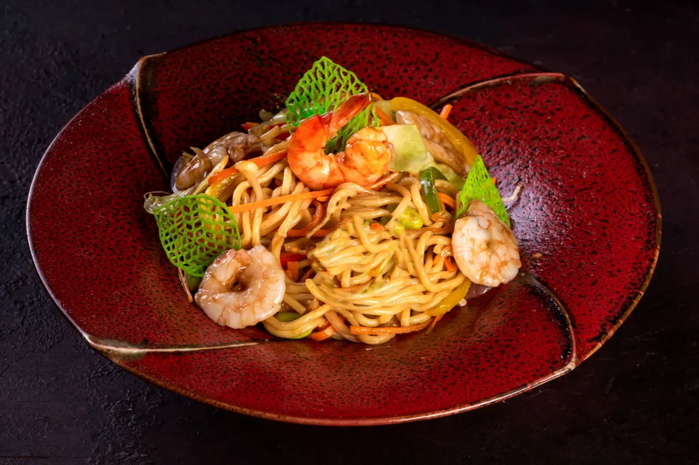 Yakiramen Noodles Shrimp