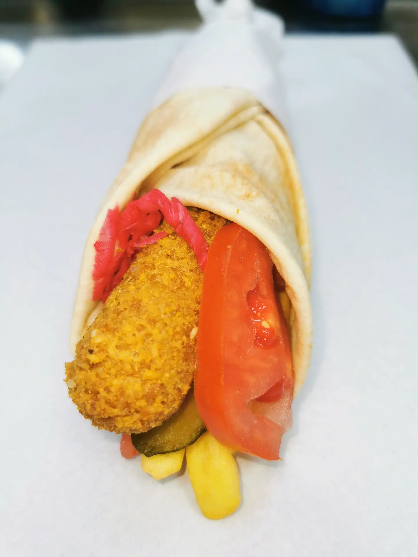 Falafel Sandwich, Shami Bread