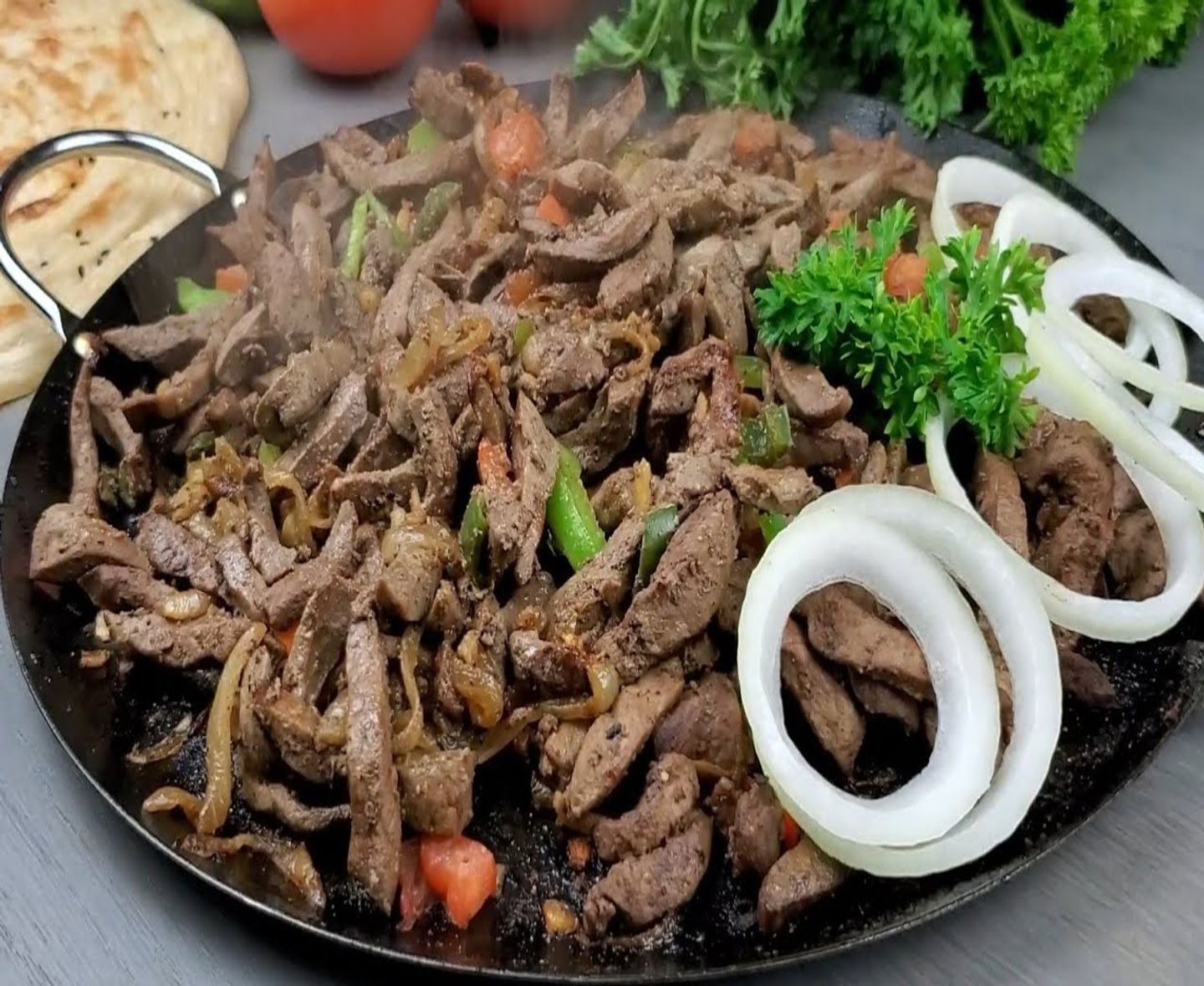 Liver With Onions And Tomatoes