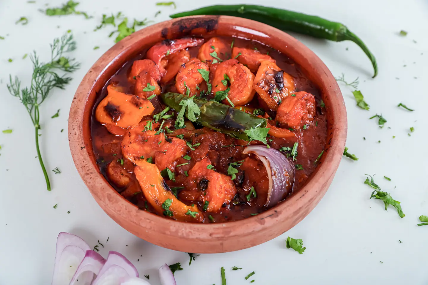 طاجن جمبري - صوص احمر