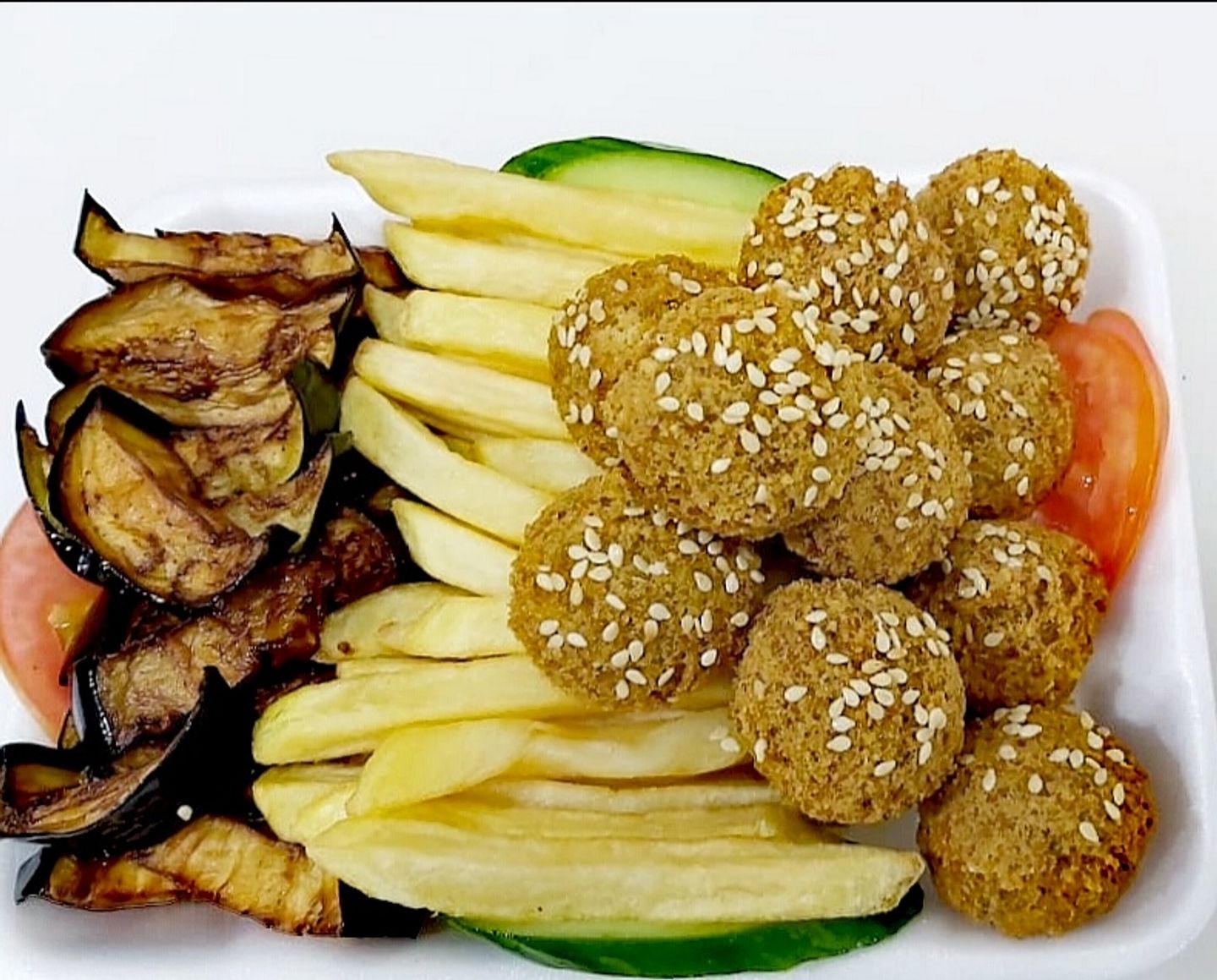 صحن مشكل مقالي صغير