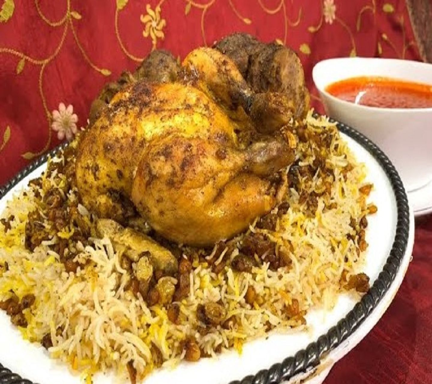 نصف حبة دجاج مكبوس كويتي