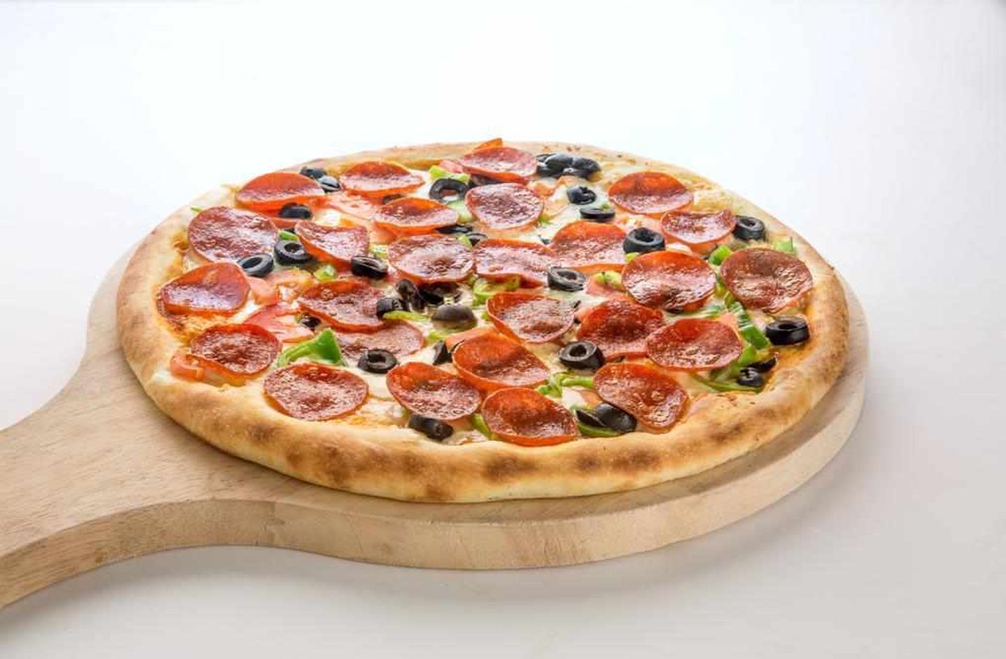 Vegetables Pepperoni Pizza