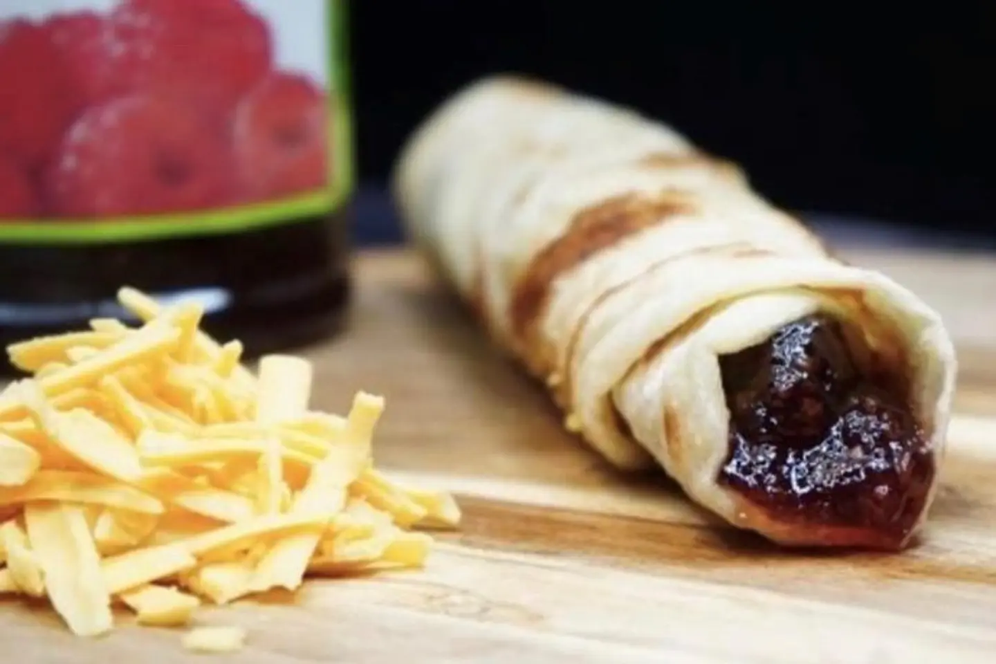Jam & Cheder Cheese Pie