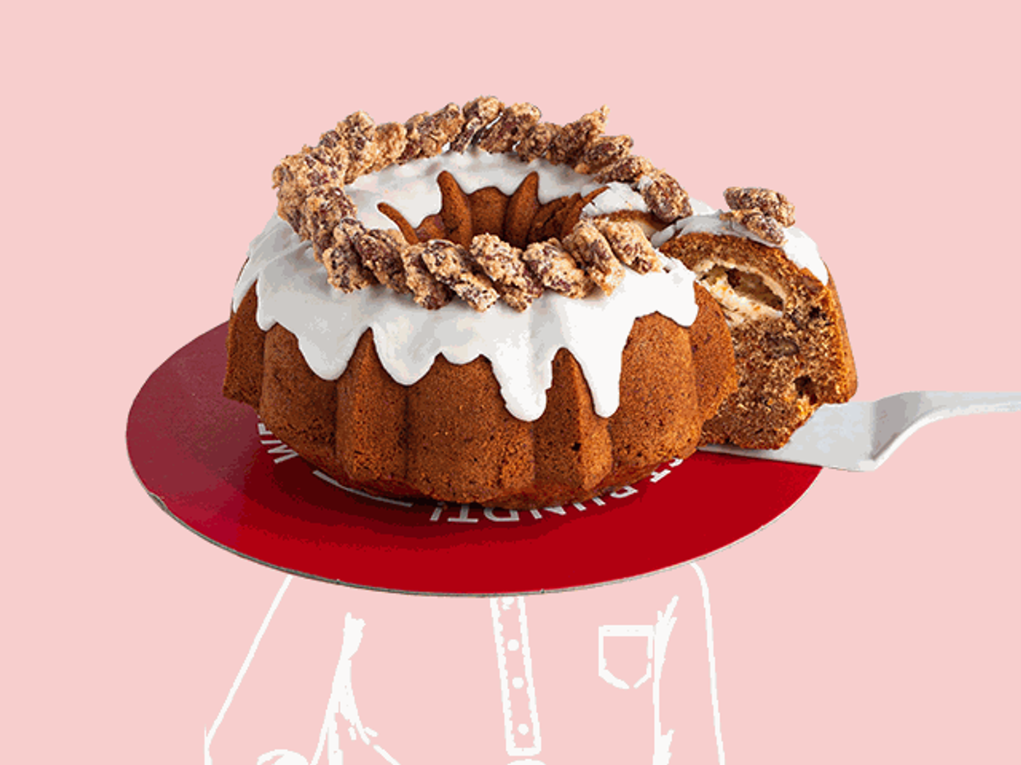 Vintage Carrots Vanilla Cheesecake Cake
