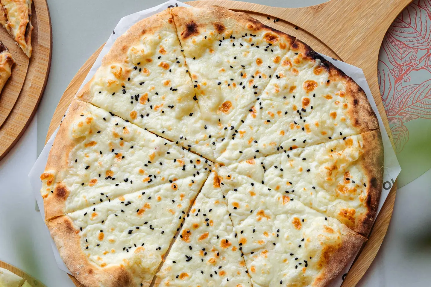 Cheese And Zaatar Manakeesh