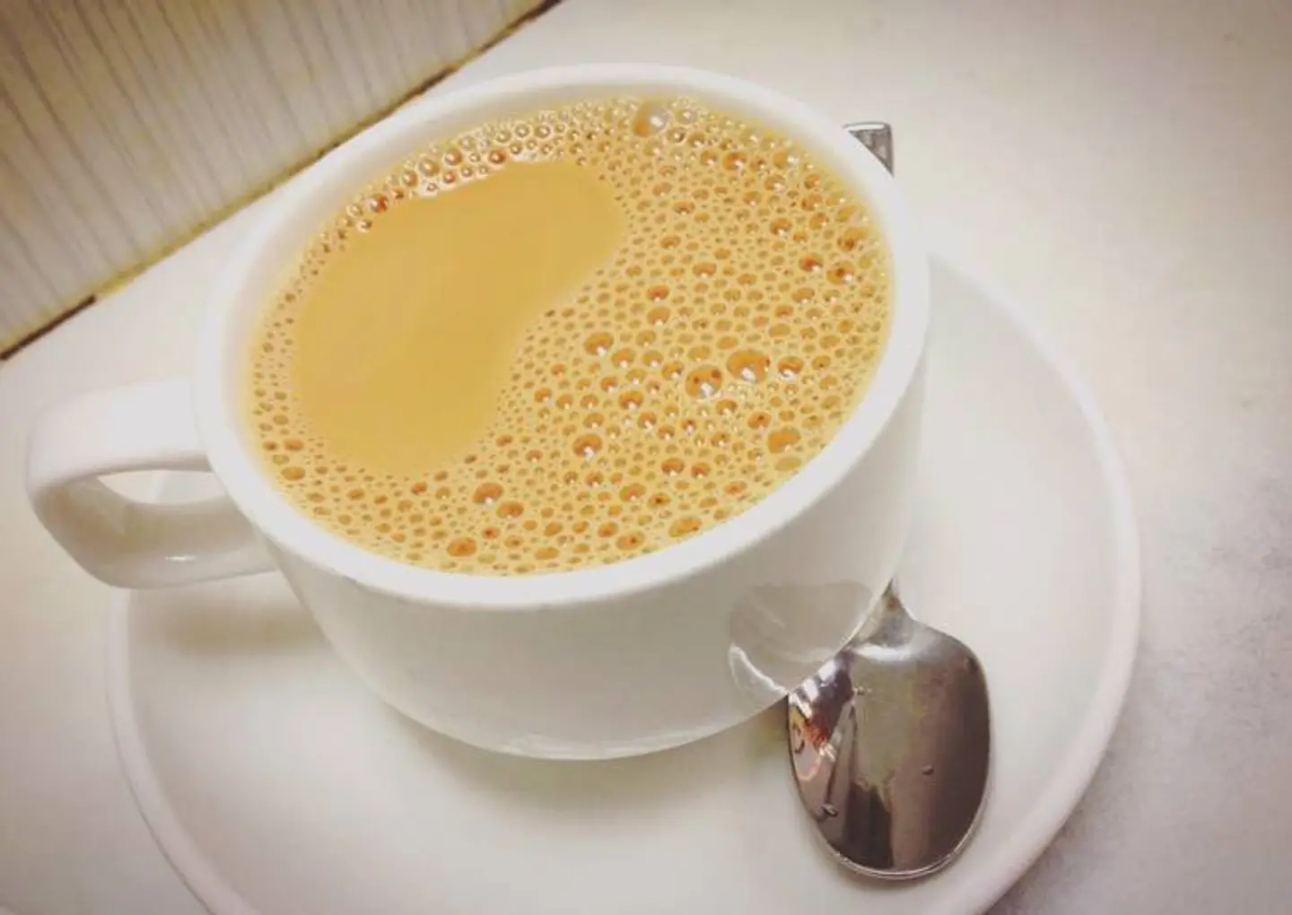 شاي بالحليب