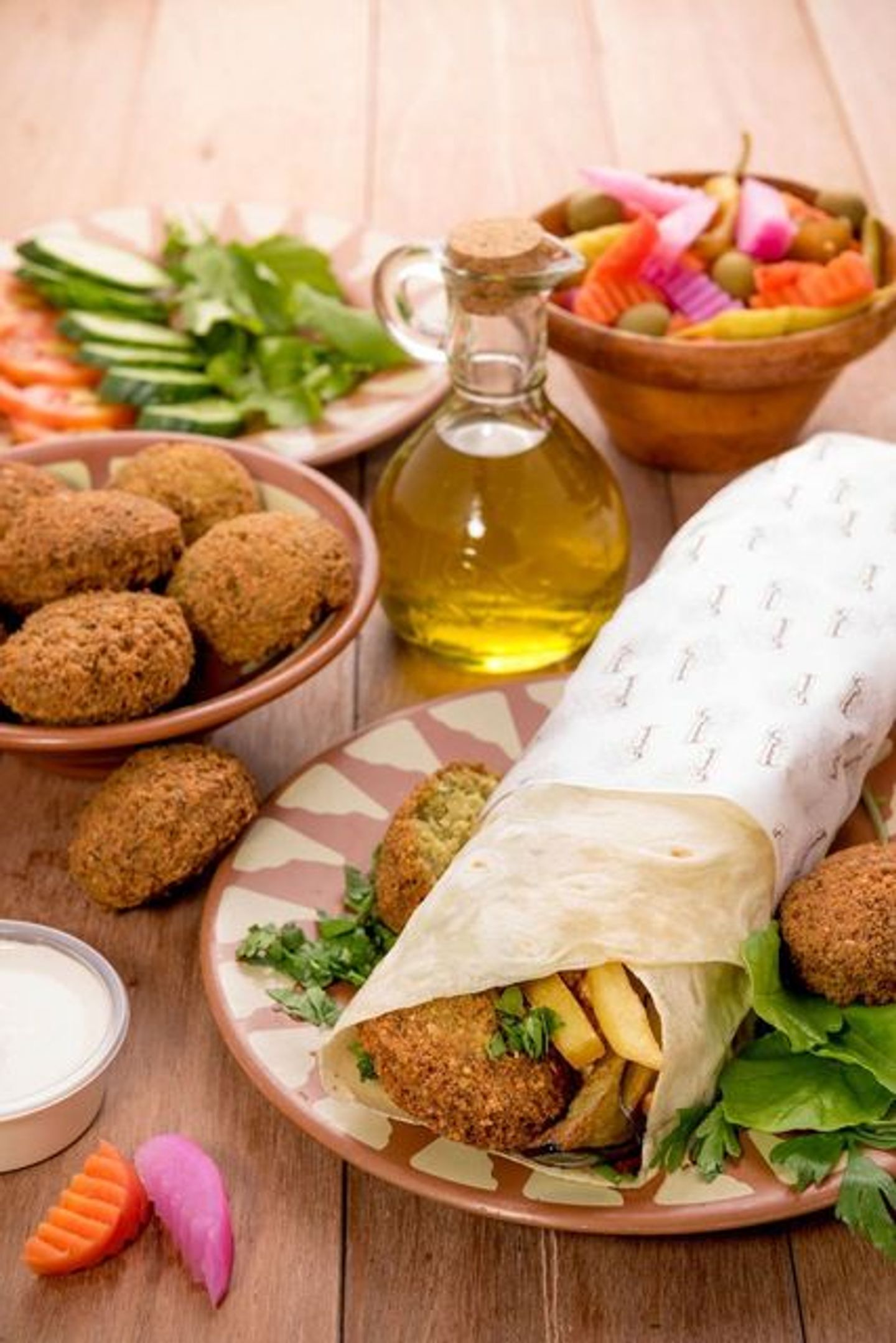 ساندويتش صبة فلافل