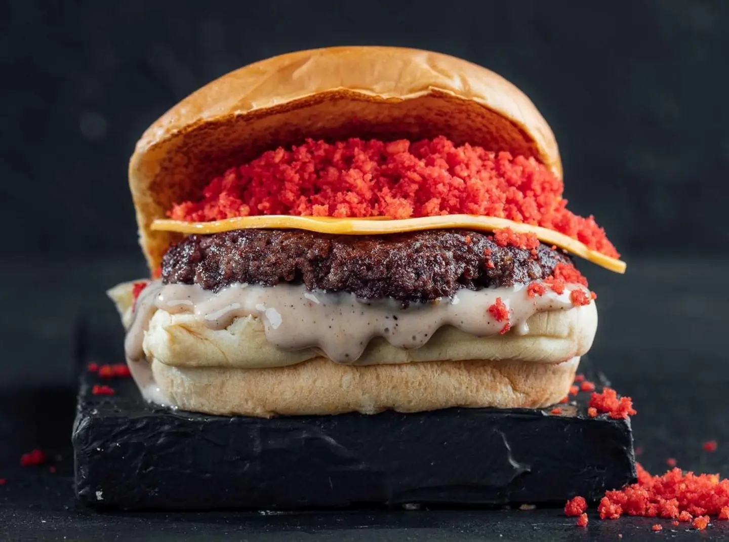 Cheetos Beef Burger