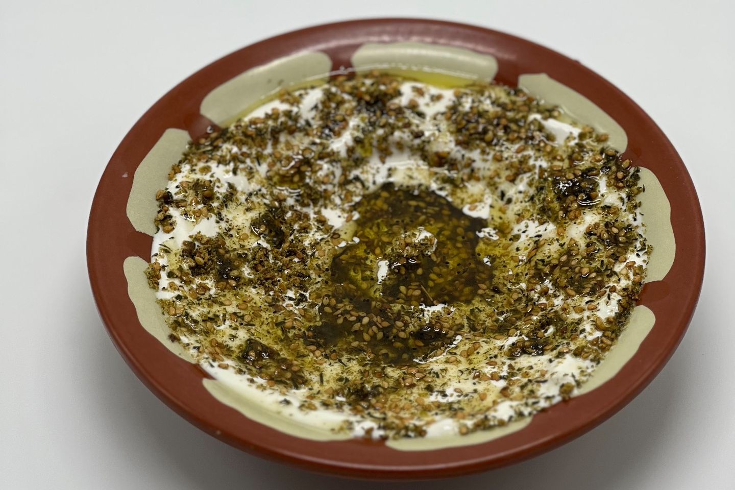 Labneh Zaatar Plate