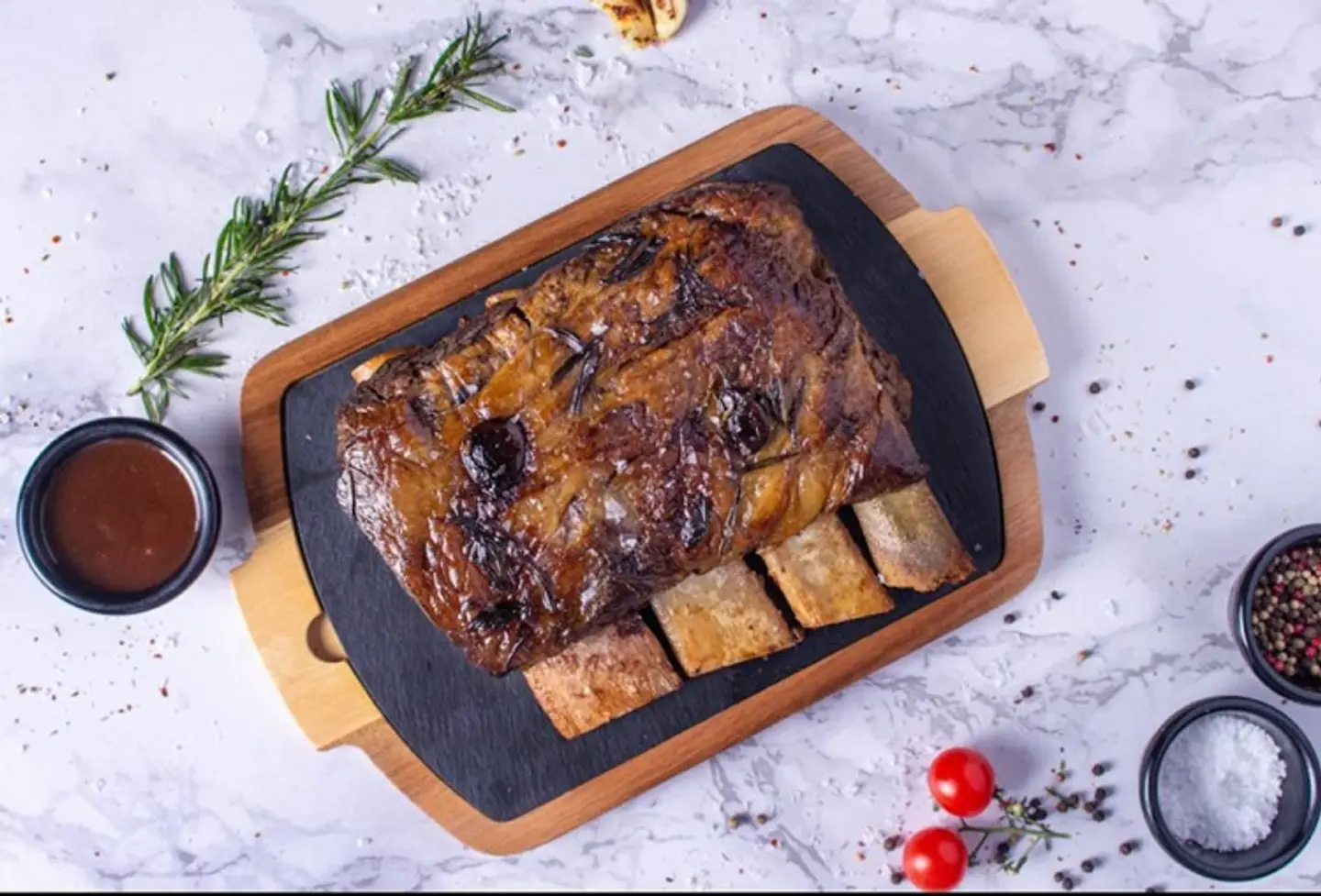 Asado Short Rib With Bbq Souce
