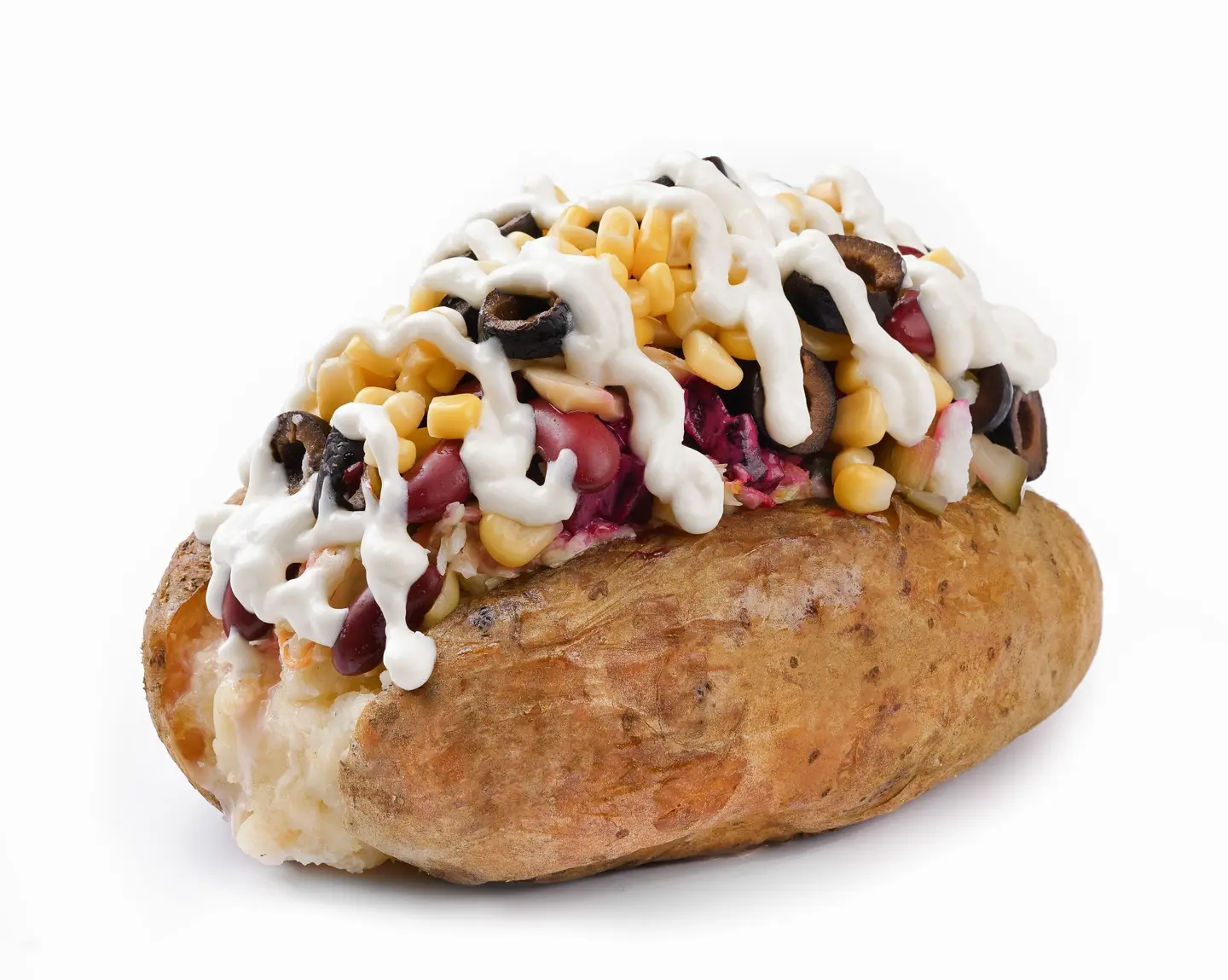 Baked Potato With Salad