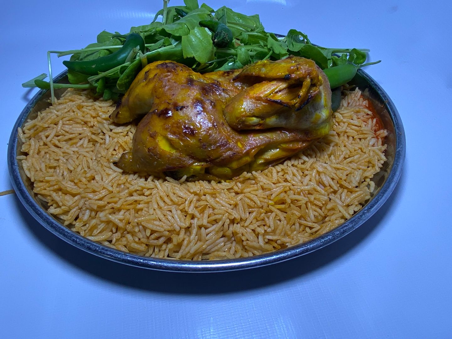 نص دجاج محمر بالتنور -  ساده
