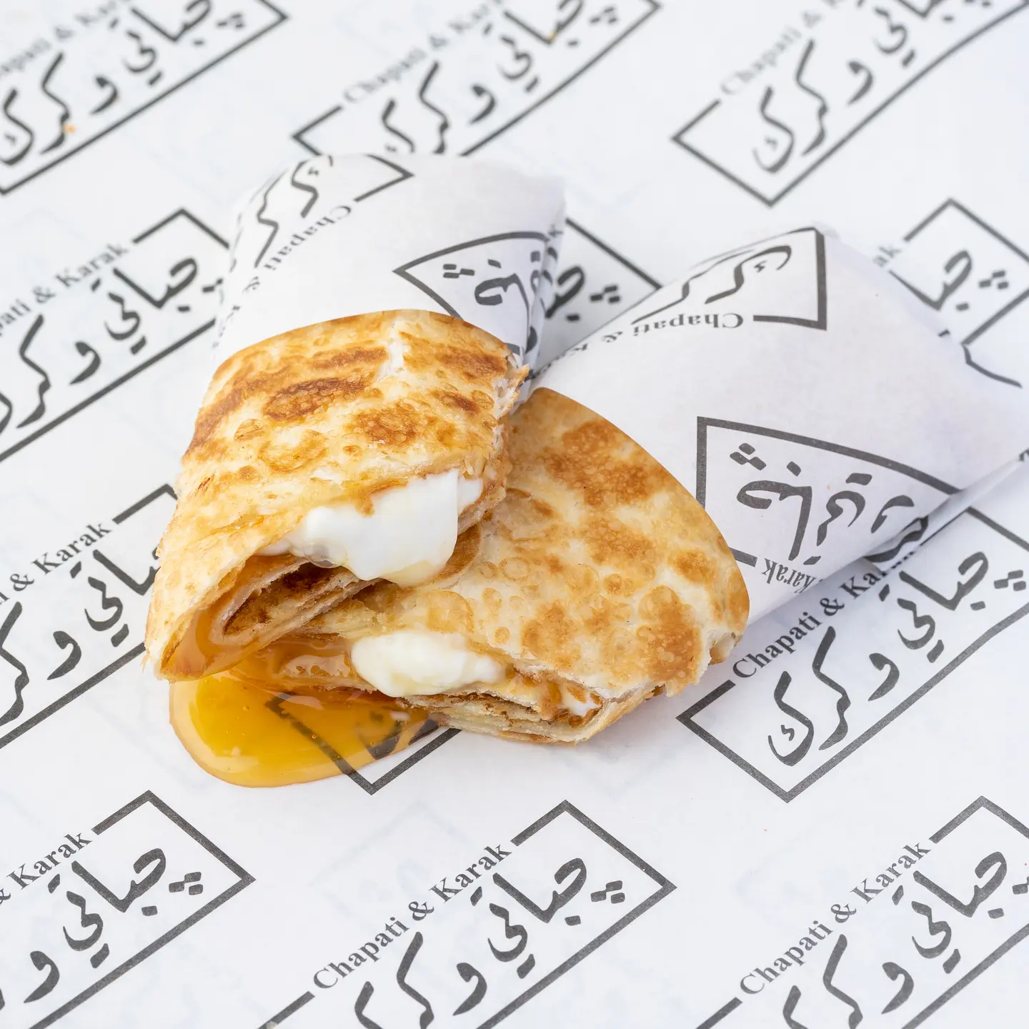 Cheese And Honey Chapati