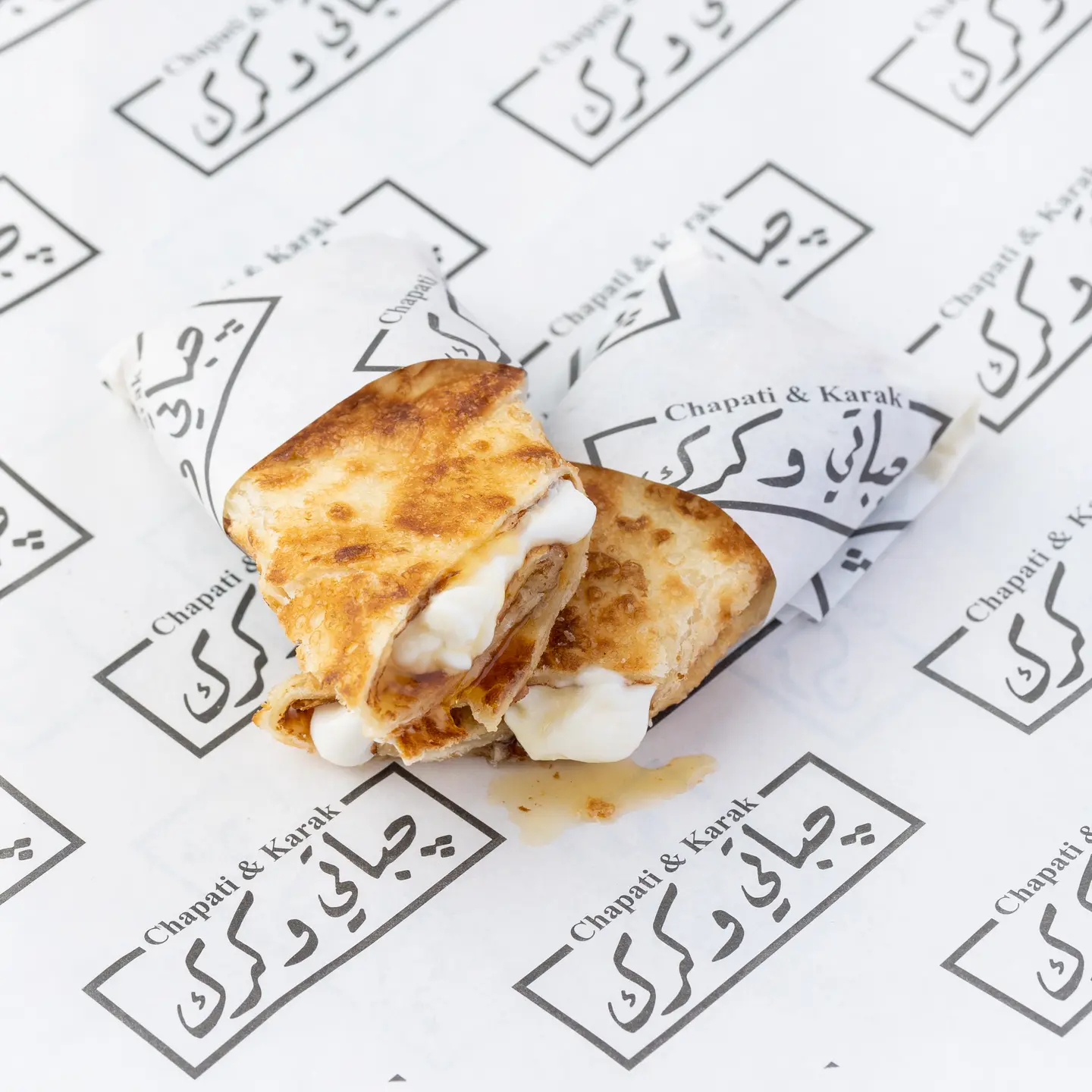 Chapati With Labneh And Honey