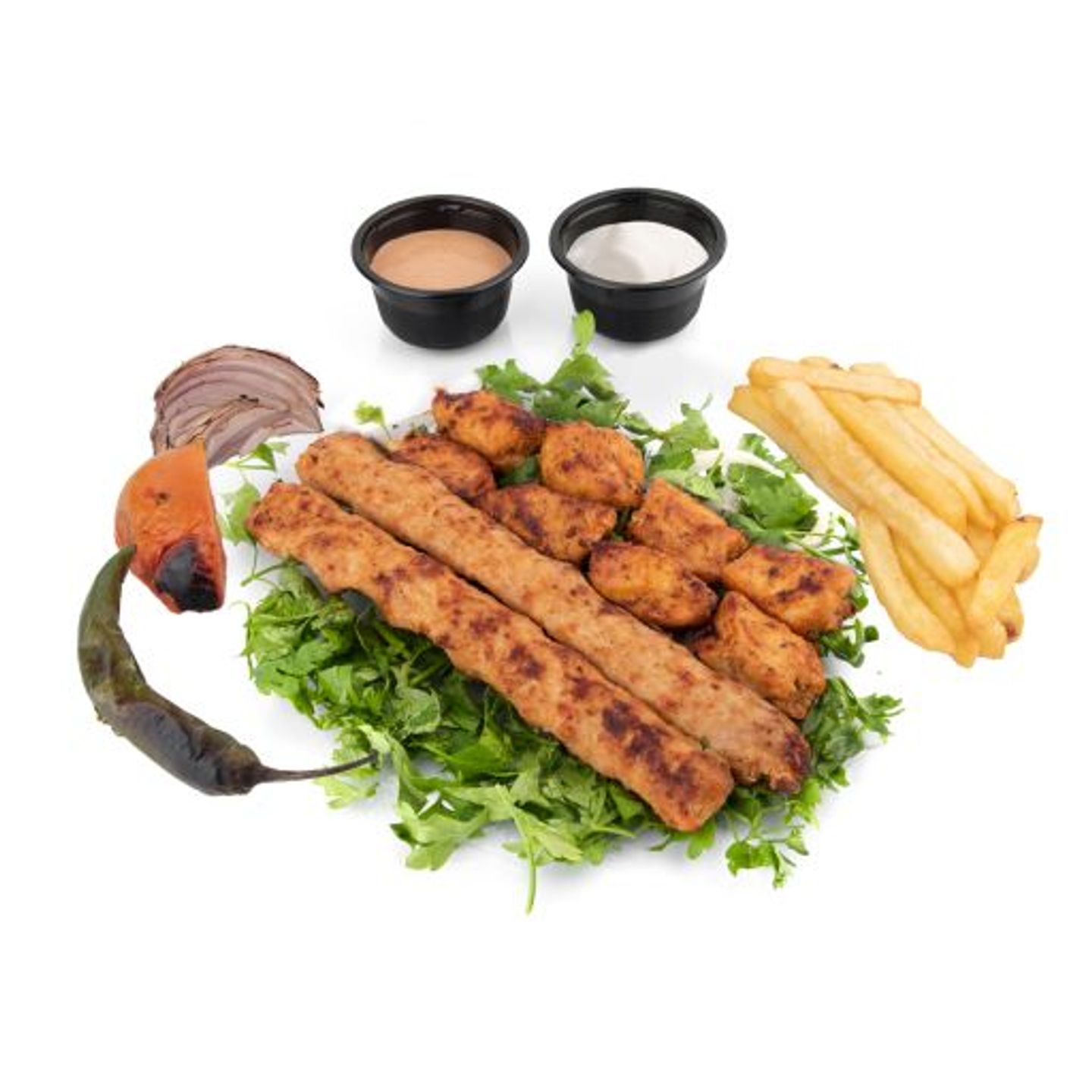 صحن مشكل دجاج