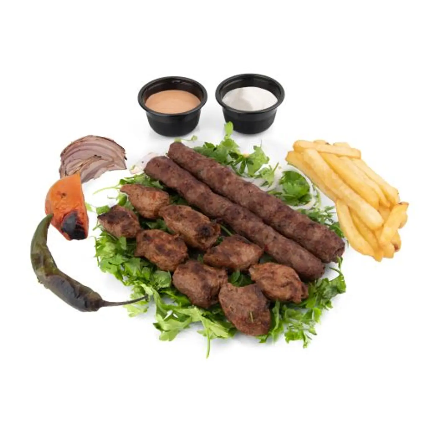 صحن مشكل لحم