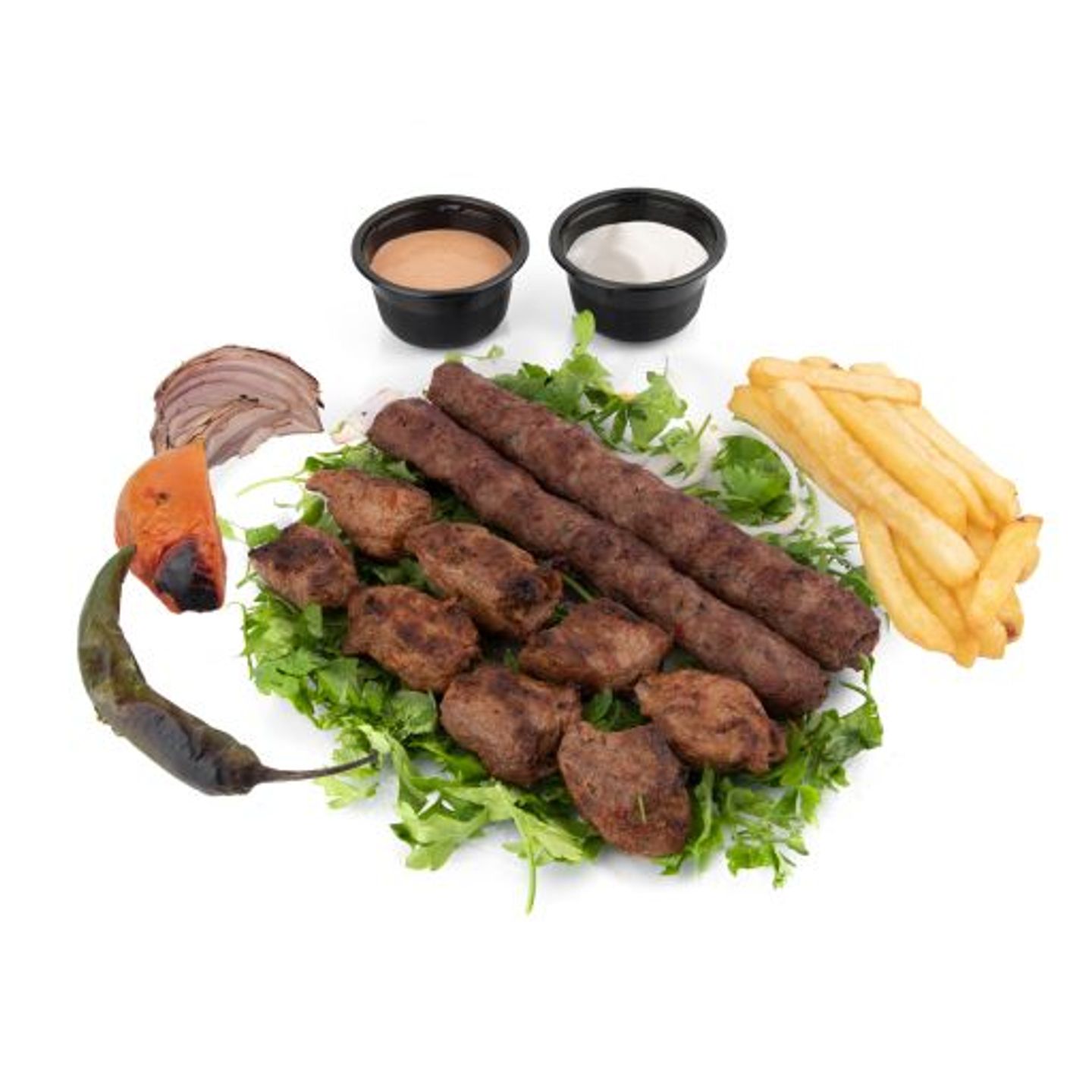 صحن مشكل لحم