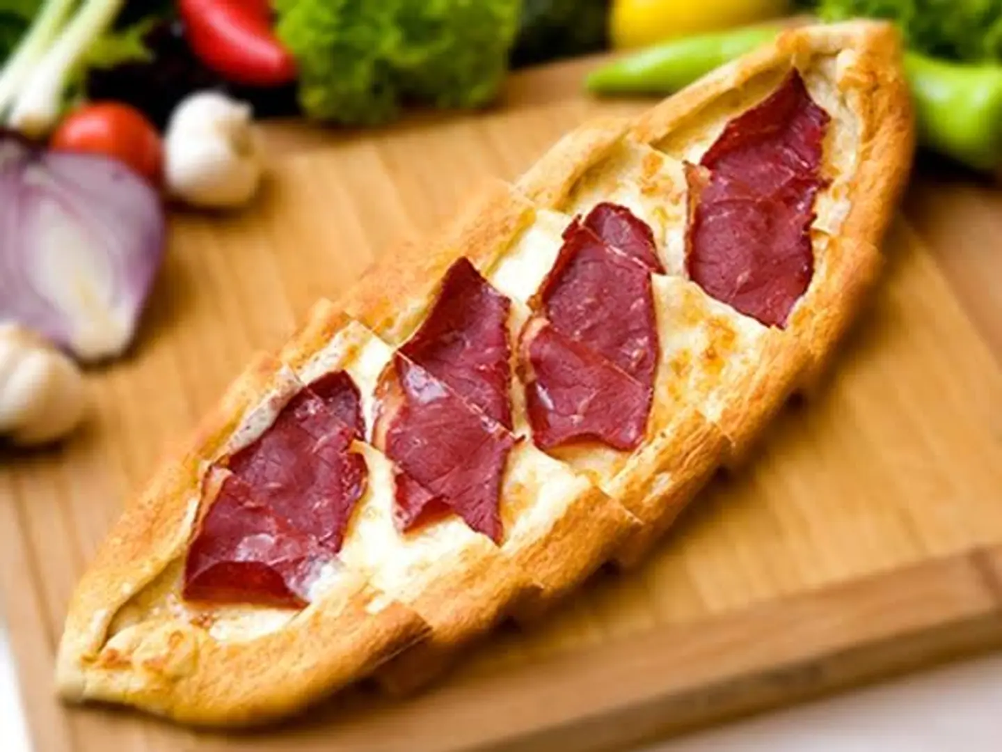 Cheese Pie And Mortadella