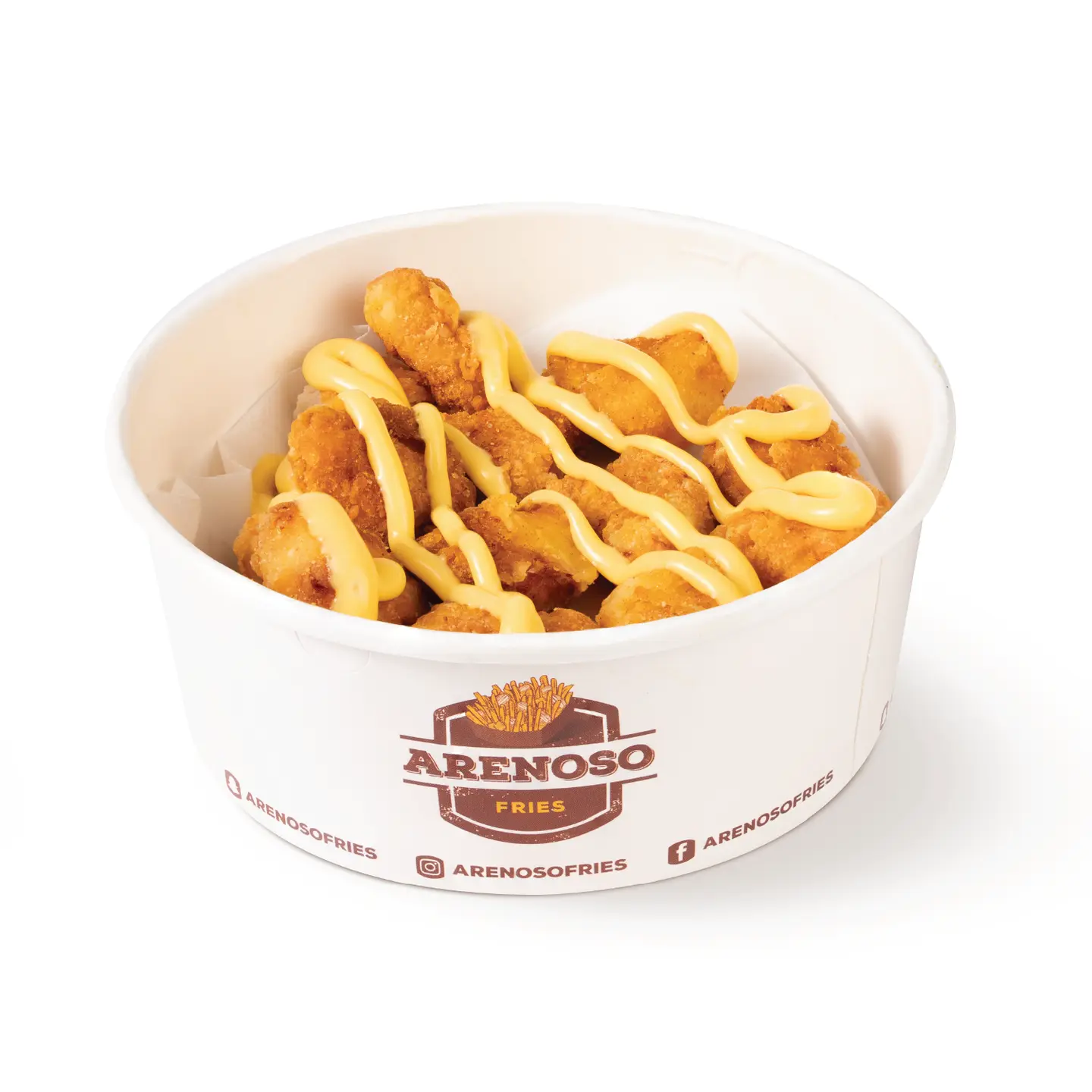 بوب كورن دجاج مع الجبن